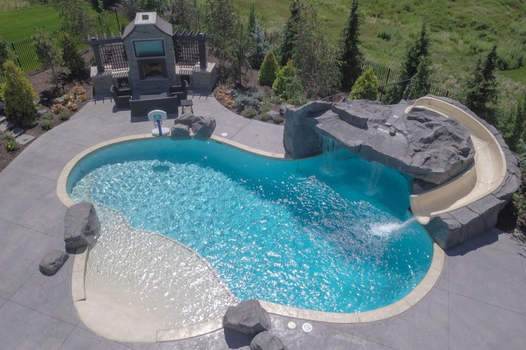 Backyard Oasis custom pool design